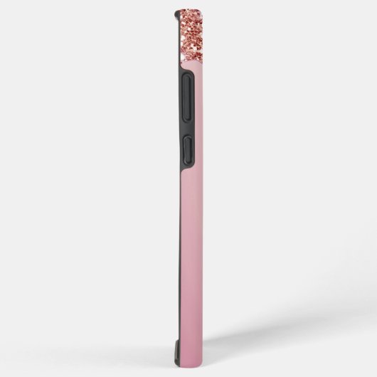 Smelten Girly Pink Sparkles gepersonaliseerd met n Samsung Galaxy Hoesje (Rechterkant)