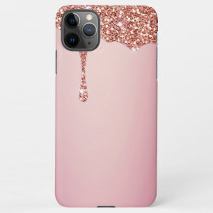 Smelten Girly Pink Sparkles iPhone 11Pro Max Hoesje