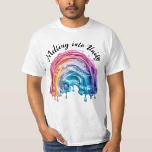Smelten in Eenheid, één liefde, vele kleuren ontwe T-shirt