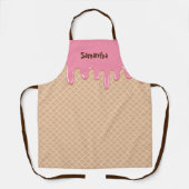 Smelten van aardbeienijskap schort (Voorkant)