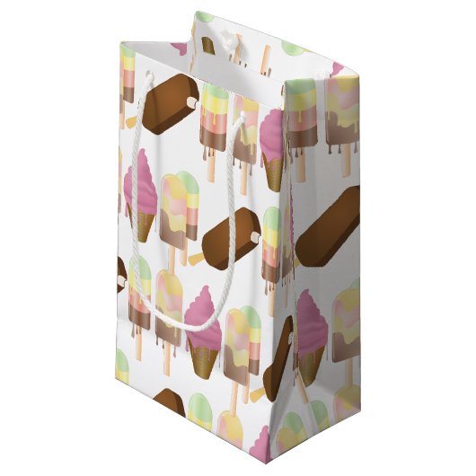 Smelten van ijskap klein cadeauzakje (Voorkant Gekanteld)