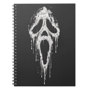 Smeltend Fantasmasmasker Drip Horror Streetwear Notitieboek