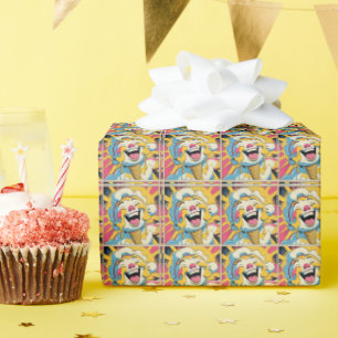 Smeltend Geluk – Ijsje Pop Art Explosie Cadeaupapier