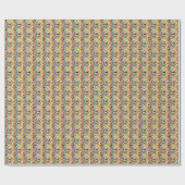Smeltend Geluk – Ijsje Pop Art Explosie Cadeaupapier (Vlak)