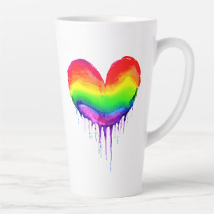 Smeltend hart   Liefde is Liefde LGBTQIA+ Latte Mok