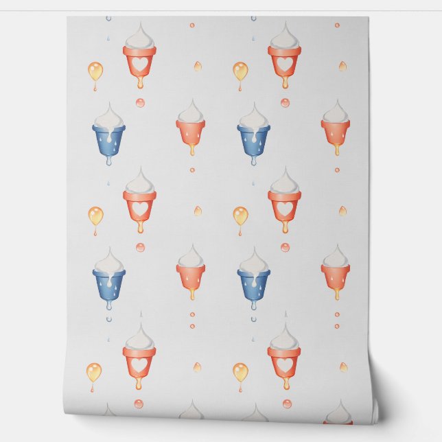 Smeltend ijs behang (Afrollen)