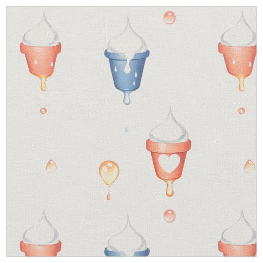 Smeltend ijs stof (Close Up)