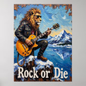 Smeltend ijs, vurige riffs poster (Voorkant)