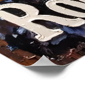 Smeltend ijs, vurige riffs poster (Hoek)