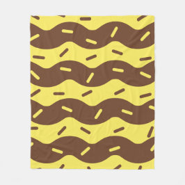 Smeltende Banaan Ijs Kom Fleece Deken