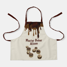 Smeltende Chocolade Chocolade Master Baker Kinder Schort