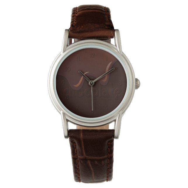 Smeltende chocolade horloge (Voorkant)