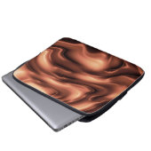 Smeltende chocolade laptop sleeve (Voorkant onderkant)