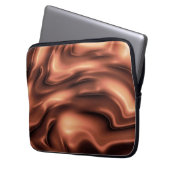 Smeltende chocolade laptop sleeve (Voorkant Links)