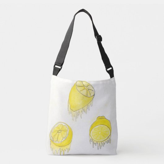 Smeltende Citrus Tote Crossbody Tas (Voorkant)