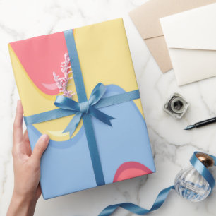 Smeltende de partijomslag van het roomijspatroon cadeaupapier