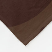 Smeltende Donkere Chocolade Ijs Fleece Deken (Hoek)