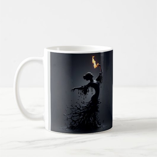 smeltende flamencodanser koffiemok (Links)