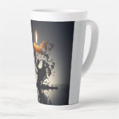 smeltende flamencodanser latte mok (Rechterhoek)