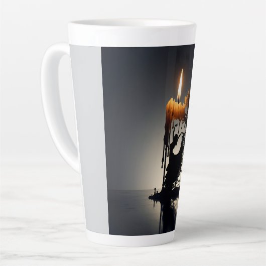 smeltende flamencodanser latte mok (Linkerhoek)