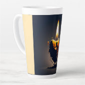 smeltende flamencodanser latte mok (Linkerhoek)