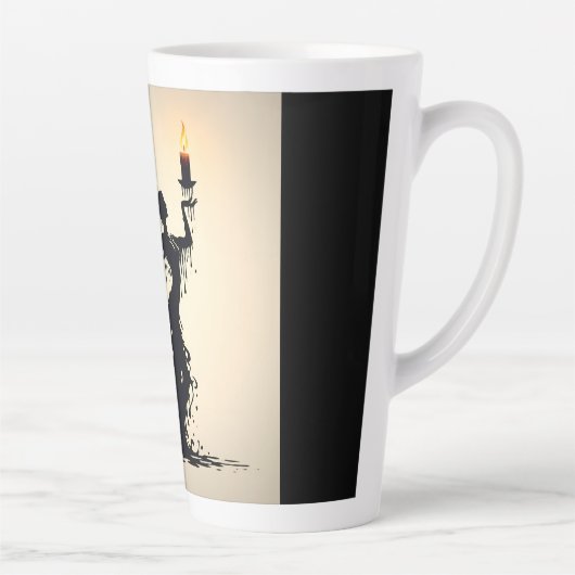 smeltende flamencodanser latte mok (Rechts)