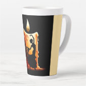 smeltende flamencodanser latte mok (Rechterhoek)