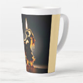 smeltende flamencodanser latte mok (Rechterhoek)