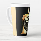 smeltende flamencodanser latte mok (Linkerhoek)