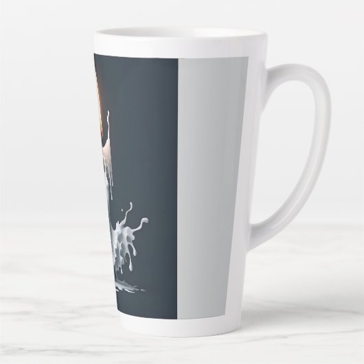 smeltende flamencodanser latte mok (Rechts)