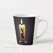 smeltende flamencodanser latte mok (Rechts)