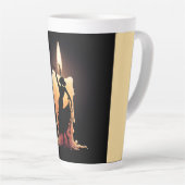 smeltende flamencodanser latte mok (Rechterhoek)