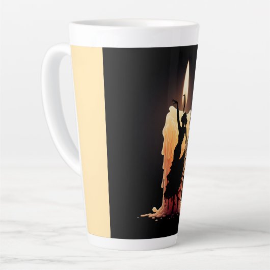 smeltende flamencodanser latte mok (Linkerhoek)