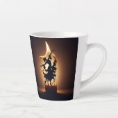 smeltende flamencodanser latte mok (Rechts)