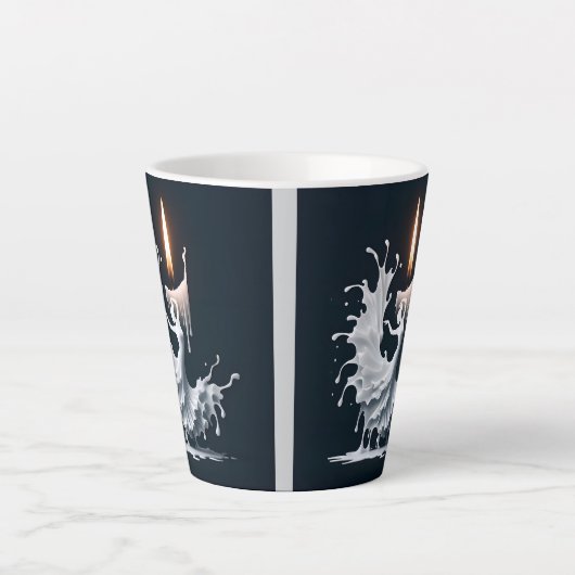 smeltende flamencodanser latte mok (Voorkant)