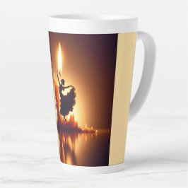 smeltende flamencodanser latte mok