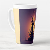 smeltende flamencodanser latte mok (Linkerhoek)