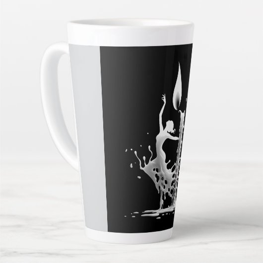 smeltende flamencodanser latte mok (Linkerhoek)