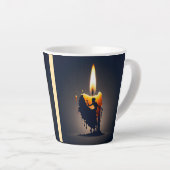 smeltende flamencodanser latte mok (Rechterhoek)