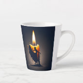 smeltende flamencodanser latte mok (Rechts)