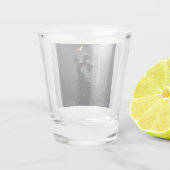 smeltende flamencodanser shot glas (Achterkant)
