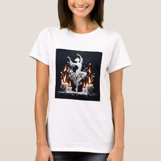 smeltende flamencodanser t-shirt