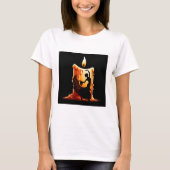 smeltende flamencodanser t-shirt (Voorkant)