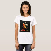 smeltende flamencodanser t-shirt (Voorkant volledig)