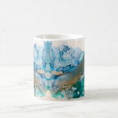 Smeltende Gletsjer Alcohol Inkt Schilderen Koffiemok (Center)