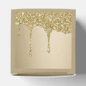 Smeltende gouden glitter bedankdoosjes (Bovenkant)