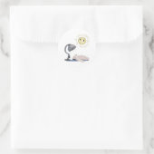 Smeltende Hac Ronde Sticker (Tas)