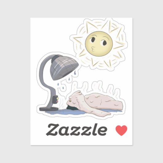 Smeltende Hac Sticker (Vel)