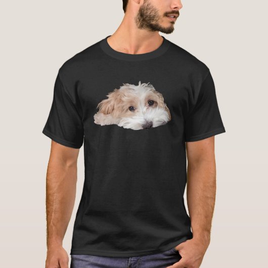 smeltende hond t-shirt (Voorkant)