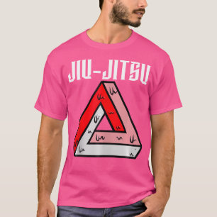 Smeltende Jiu-Jitsu Gracie Driehoek Bjj Mma Muay T T-shirt